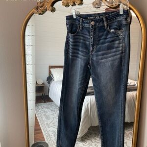 American Eagle Outfitters Dark Wash Straight Leg Jeans